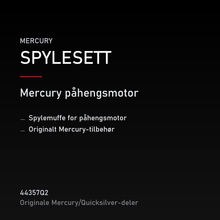 spylemuffe for påhengsmotor