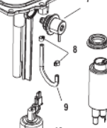 Trykkslange kit FSM-kammer Mercury 32-880596A05